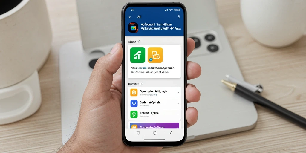 Tampilan antarmuka aplikasi 8II untuk menyembunyikan aplikasi.
