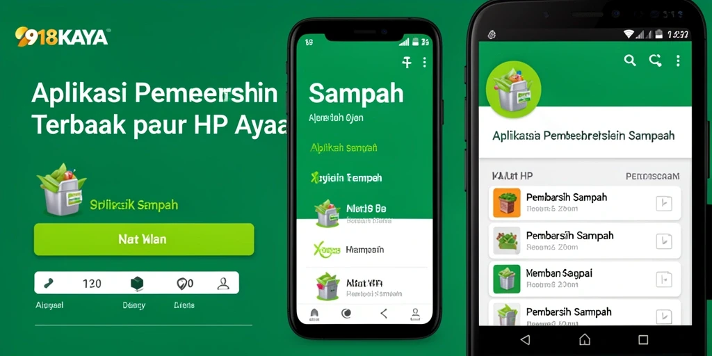 Antarmuka aplikasi 918KAYA yang minimalist dan fungsional.
