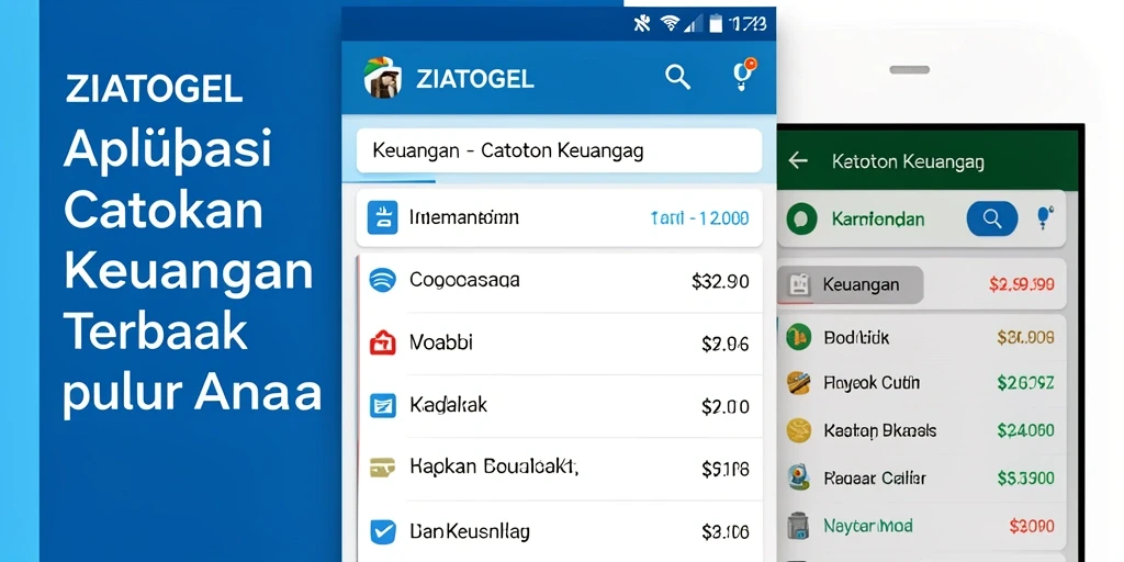 Tampilan antarmuka ZIATOGEL yang modern dan mudah dinavigasi.